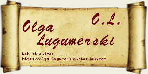 Olga Lugumerski vizit kartica